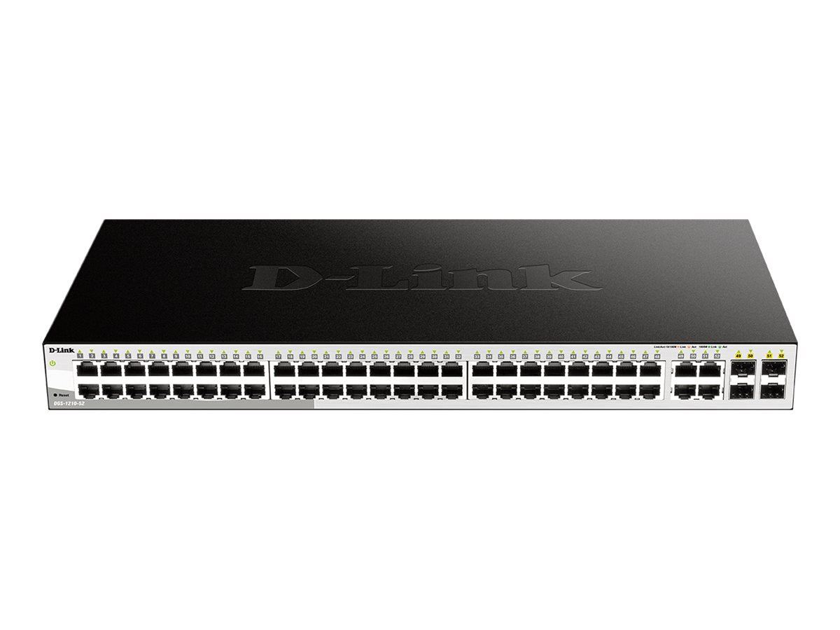 D-LINK DGS-1210-52/E 52-Port Gigabit Smart Managed Switch Vorderansicht