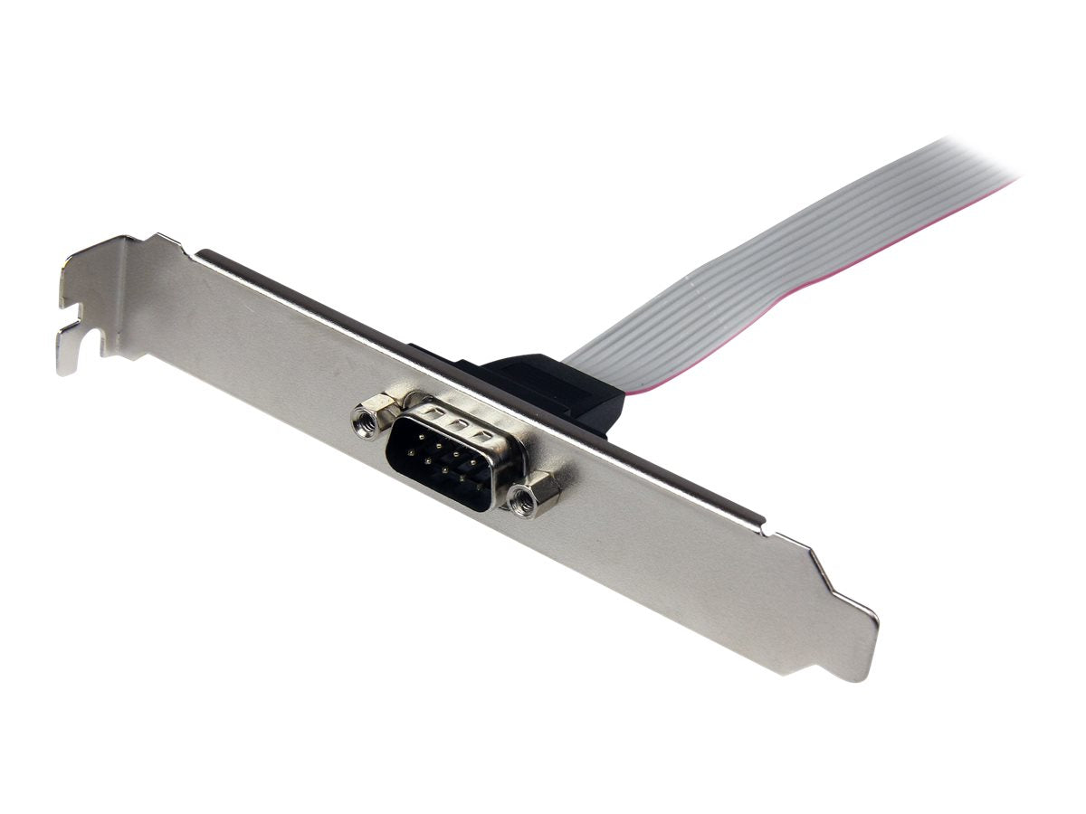 STARTECH.COM 16in 40cm 9 Pin Serial Male to 10 Pin Motherboard Header Slot Plate Detailansicht