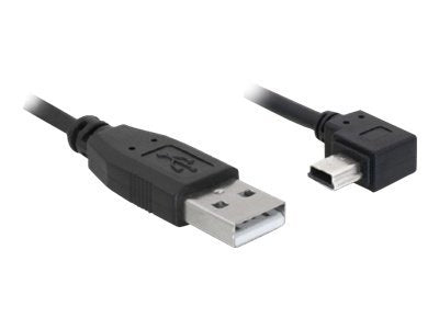 DELOCK Kabel USB 2.0-A > USBmini 5pin gewink 2m - Vorderansicht