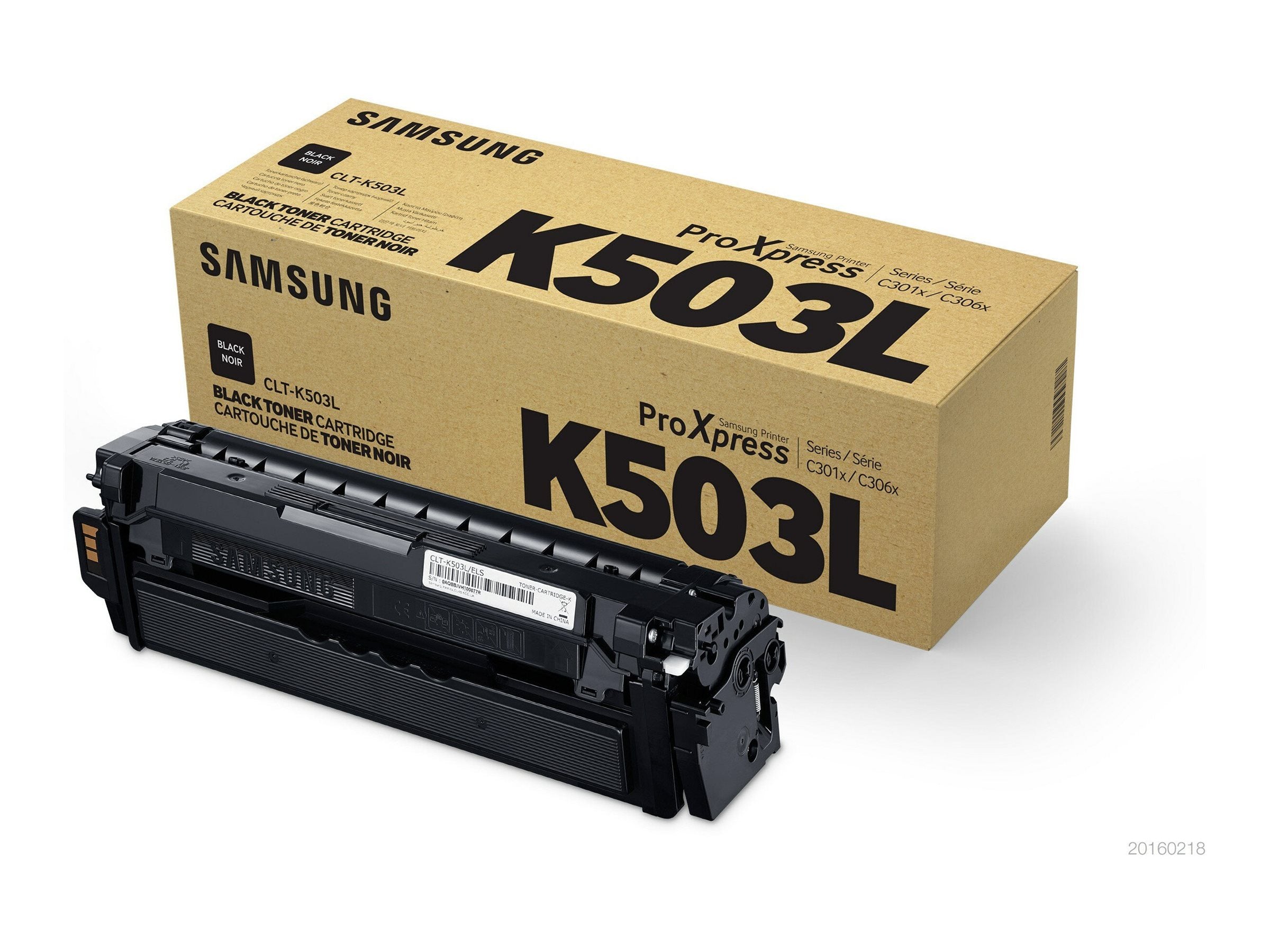 SAMSUNG CLT-K503L H-Yield Blk Toner C Verpackung