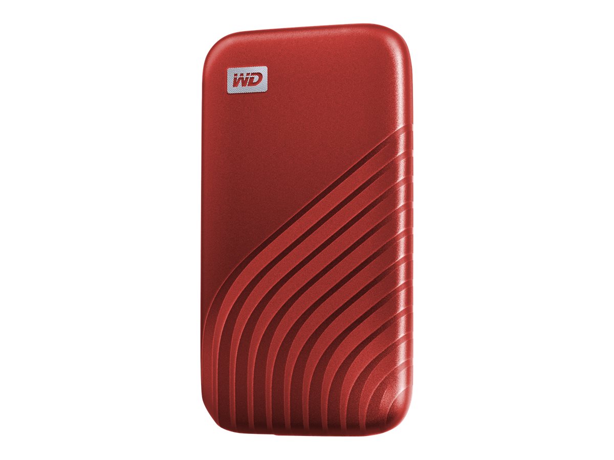 WD My Passport SSD 1TB Red Seitenansicht