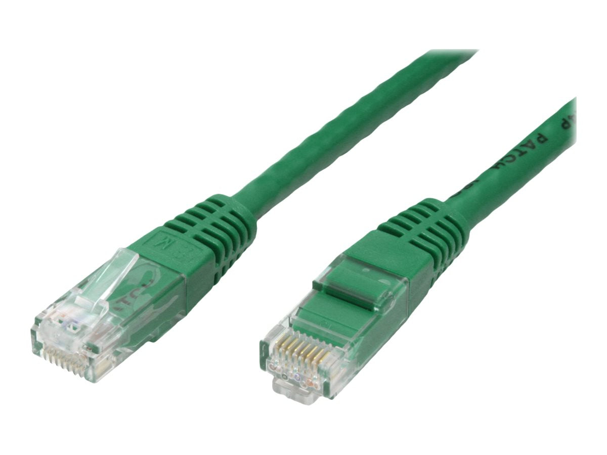 VALUE Patchkabel Kat.6 Class E UTP grün 1m - Vorderansicht