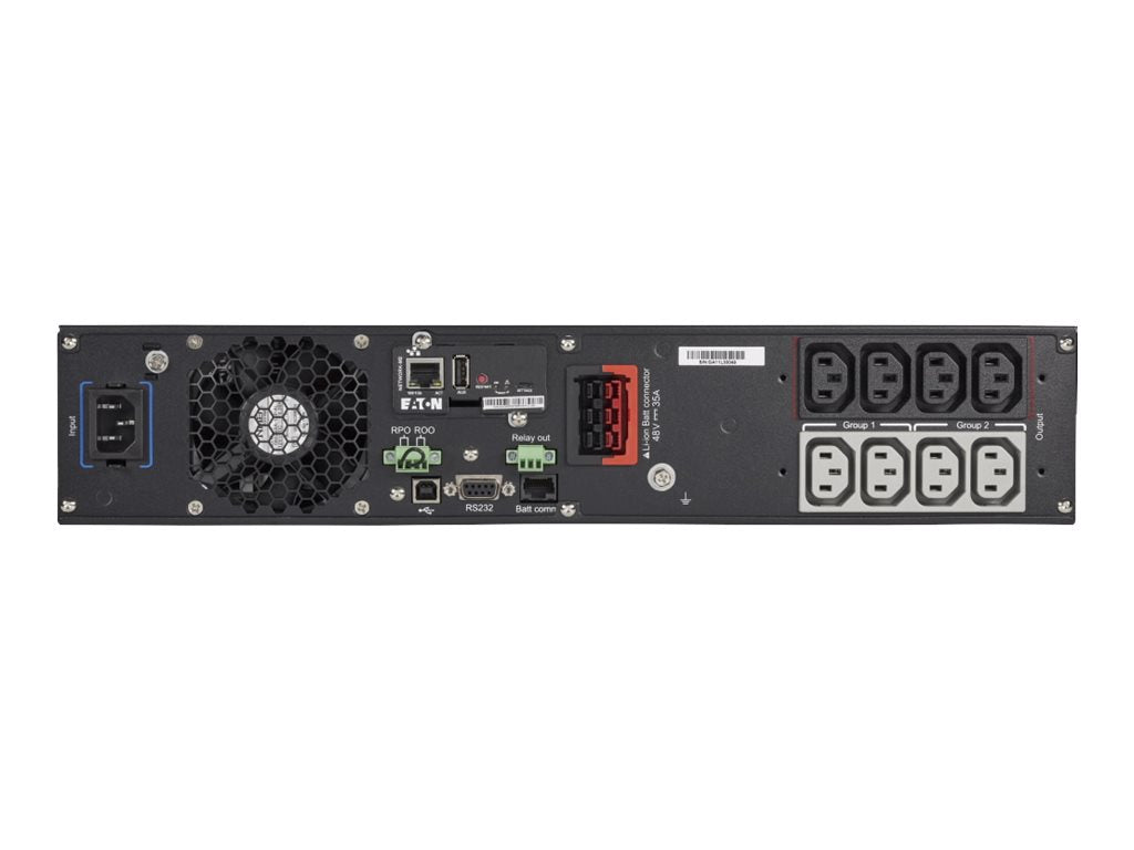 EATON 9PX 1500i RT2U Netpack Li-Ion Vorderansicht