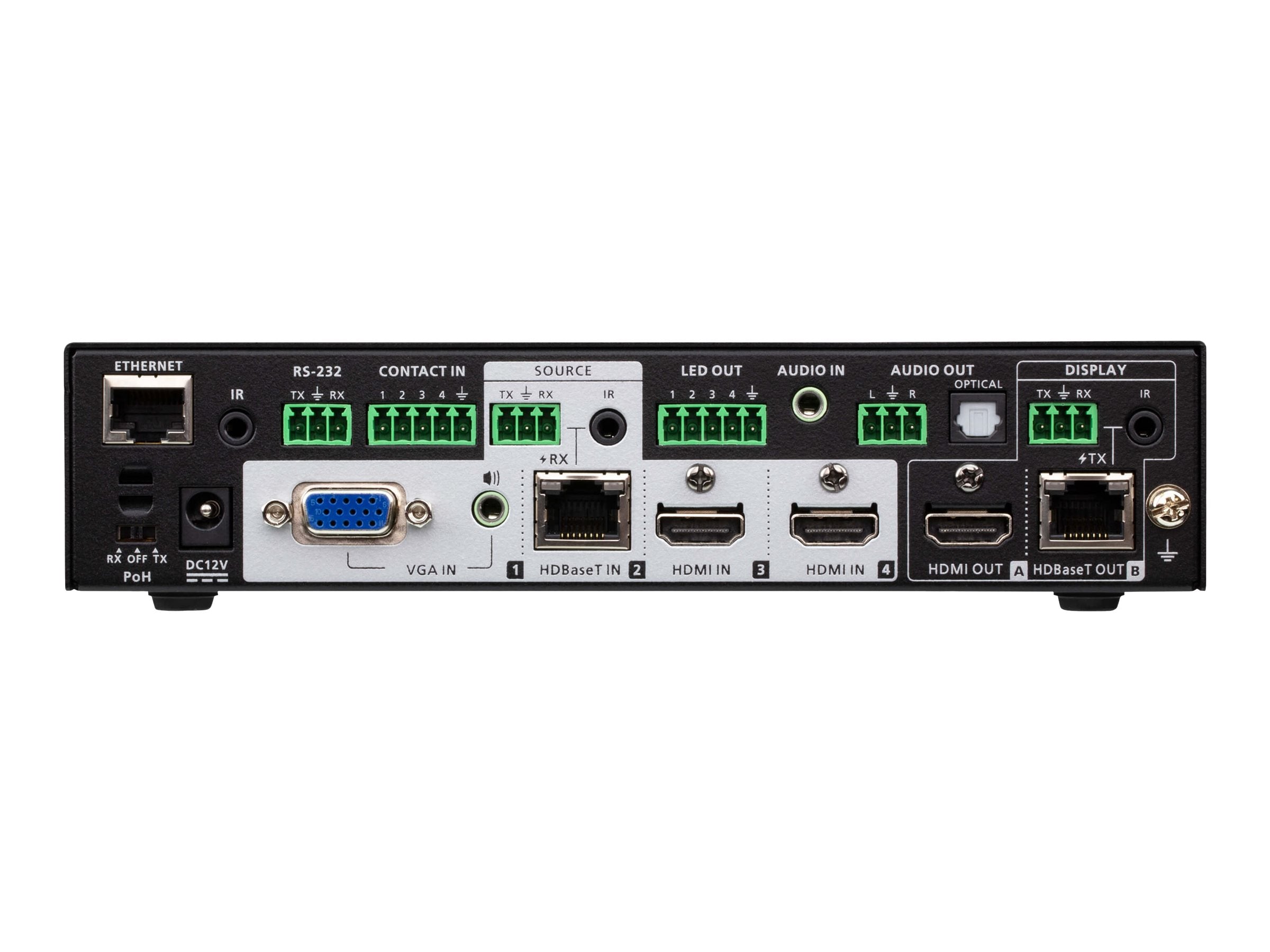 ATEN VP1421 4x2 True 4K Präsentation Matrix Switch Anschlussmöglichkeiten