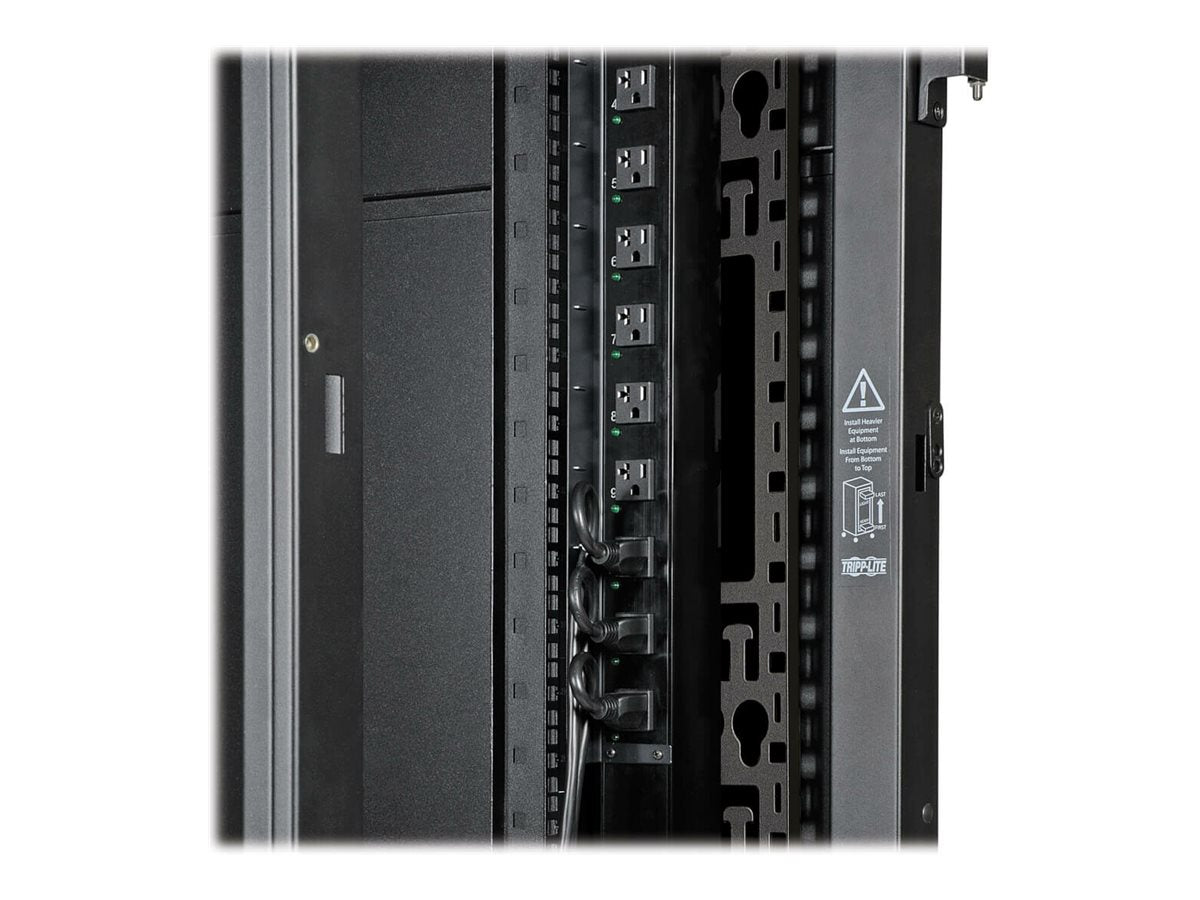 EATON TRIPPLITE 45U Rack Enclosure Server Cabinet Vertical Cable Management Bar Detailansicht