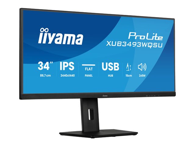 IIYAMA XUB3493WQSU-B6 Monitor Vorderansicht