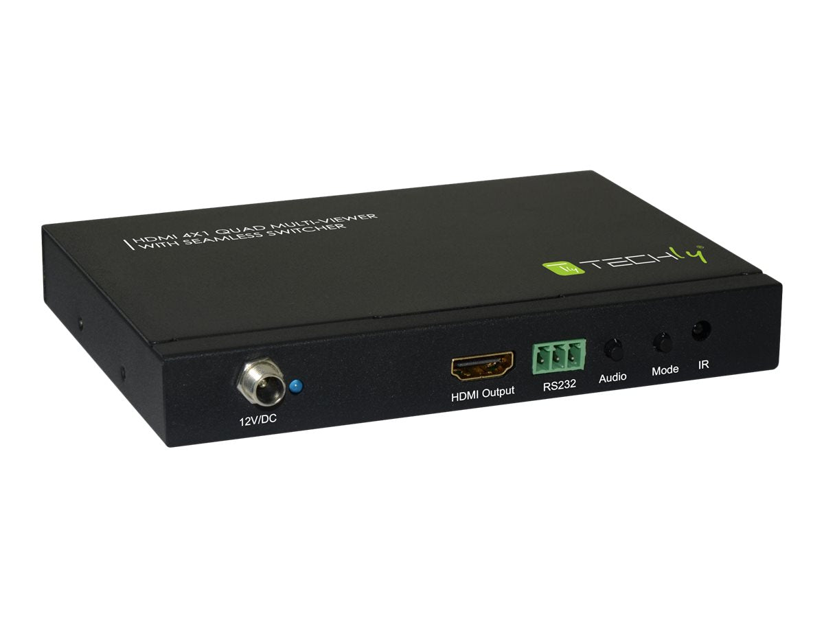 TECHLY HDMI Switch 4x1 Quad Multi Viewer Verpackung
