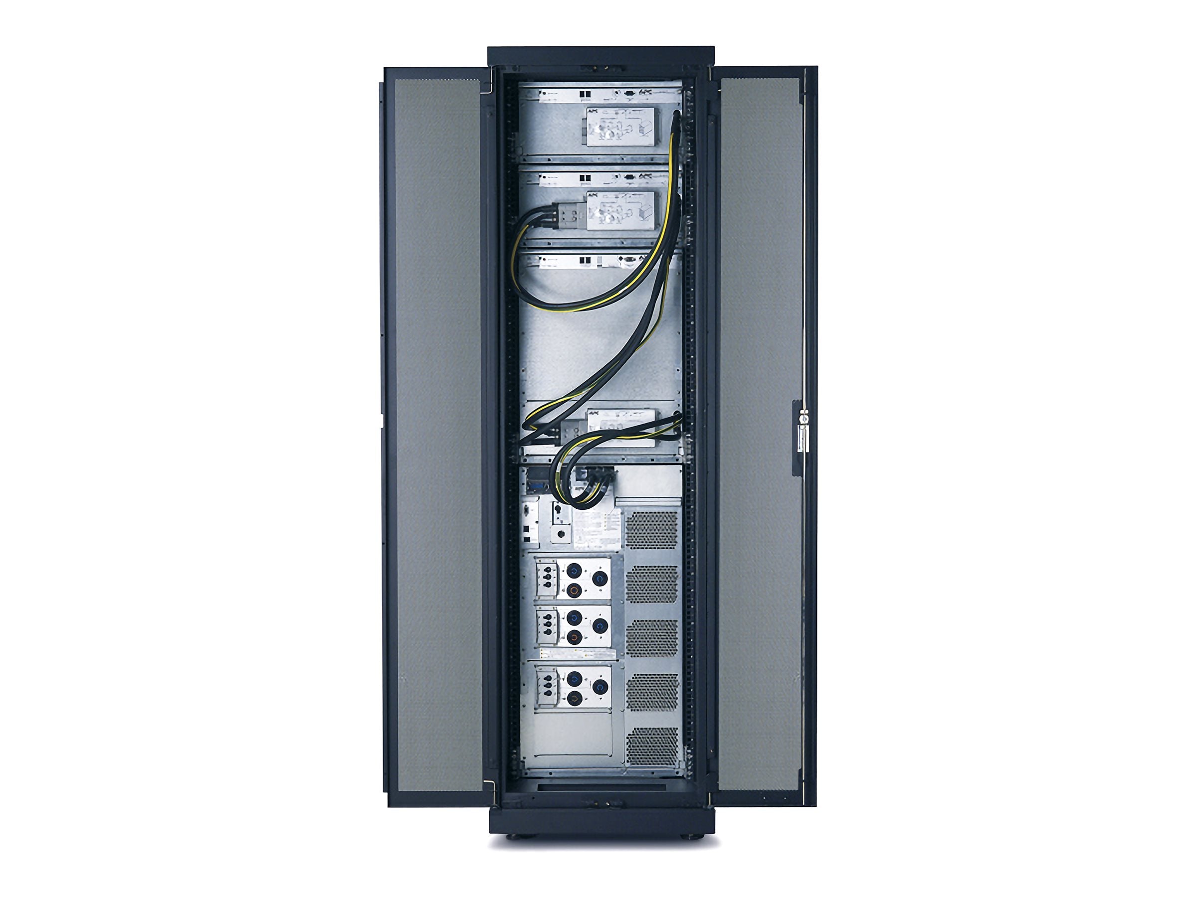 APC Extended Run Power array cabinet rack-mountable AC 208V 13U Black - Vorderansicht