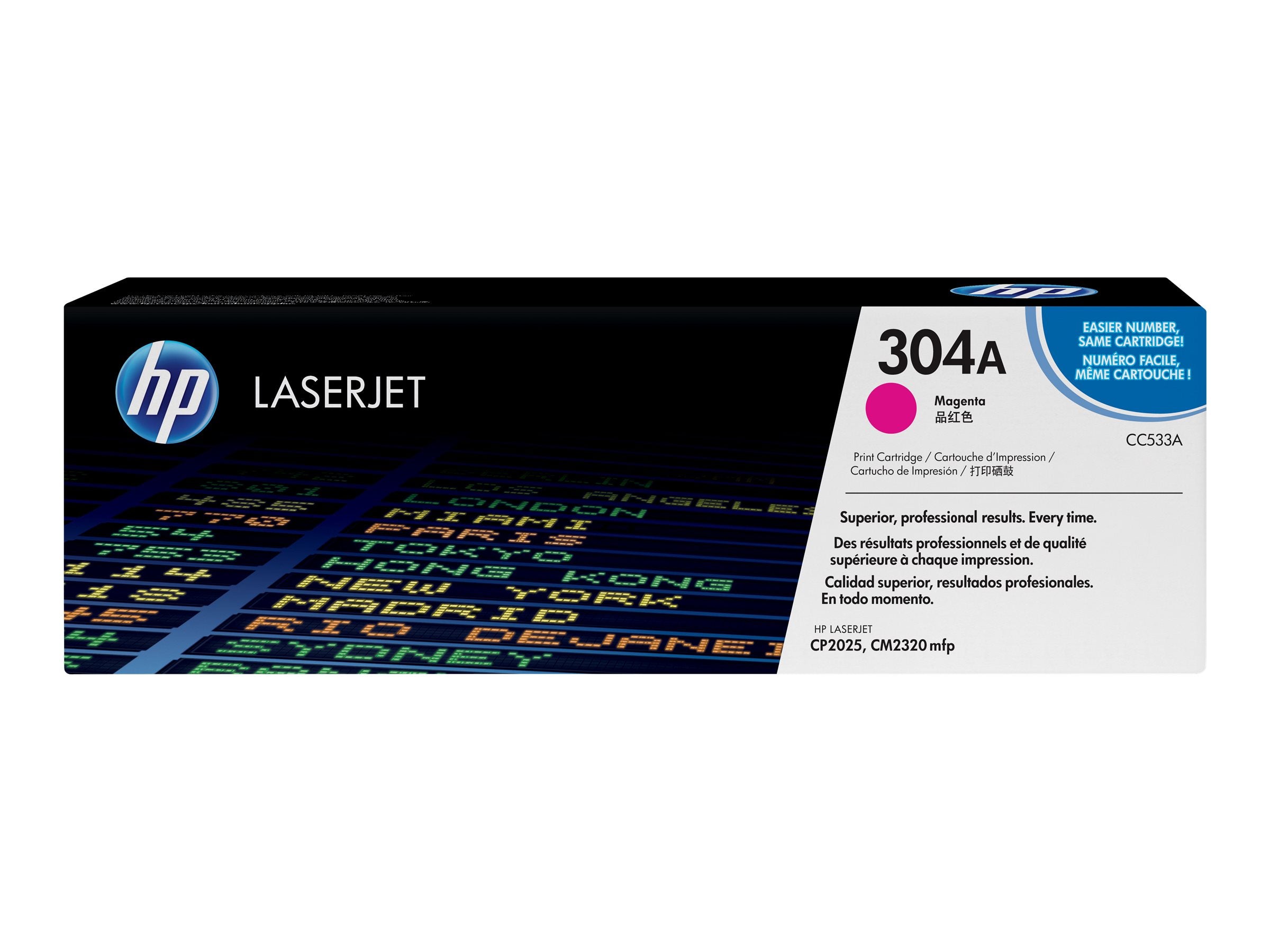 HP 304A Tonerpatrone Vorderansicht