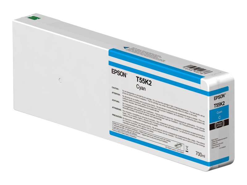 EPSON Singlepack Cyan T55K200 Tintenpatrone Verpackung