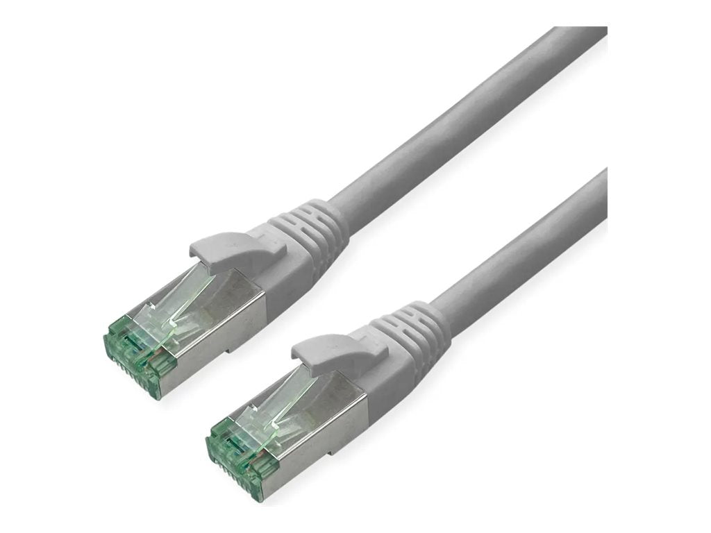 ROLINE RM Patchkabel Kat.6A S/FTP PiMF grau 7m - Vorderansicht