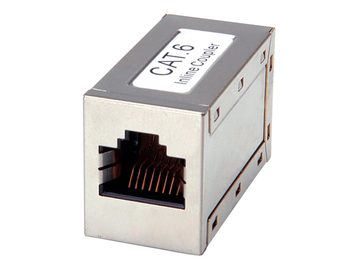 ROLINE RJ-45 Kupplung geschirmt Kat.6 Class E - Vorderansicht