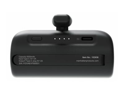 MANHATTAN Powerbank 5000 mAh mit Kabel