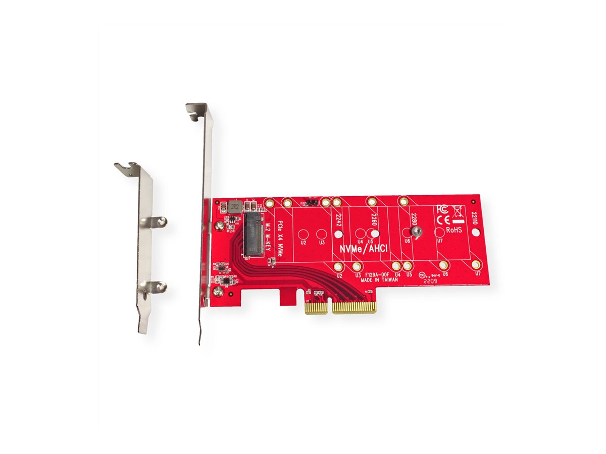 ROLINE PCIe 4.0 x4 Host Adapter Vorderansicht