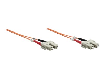 INTELLINET LWL Kabel SC/SC OM1 5m orange Duplex Multimode Detailansicht
