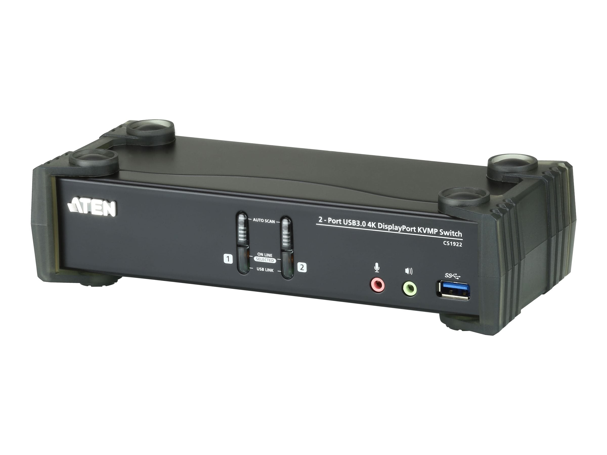 ATEN CS1922 2-Port USB 3.0 4K DisplayPort KVM Switch - Verpackung