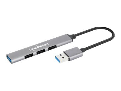 MANHATTAN 4-Port USB 3.0/2.0 Kombo-Hub Seitenansicht