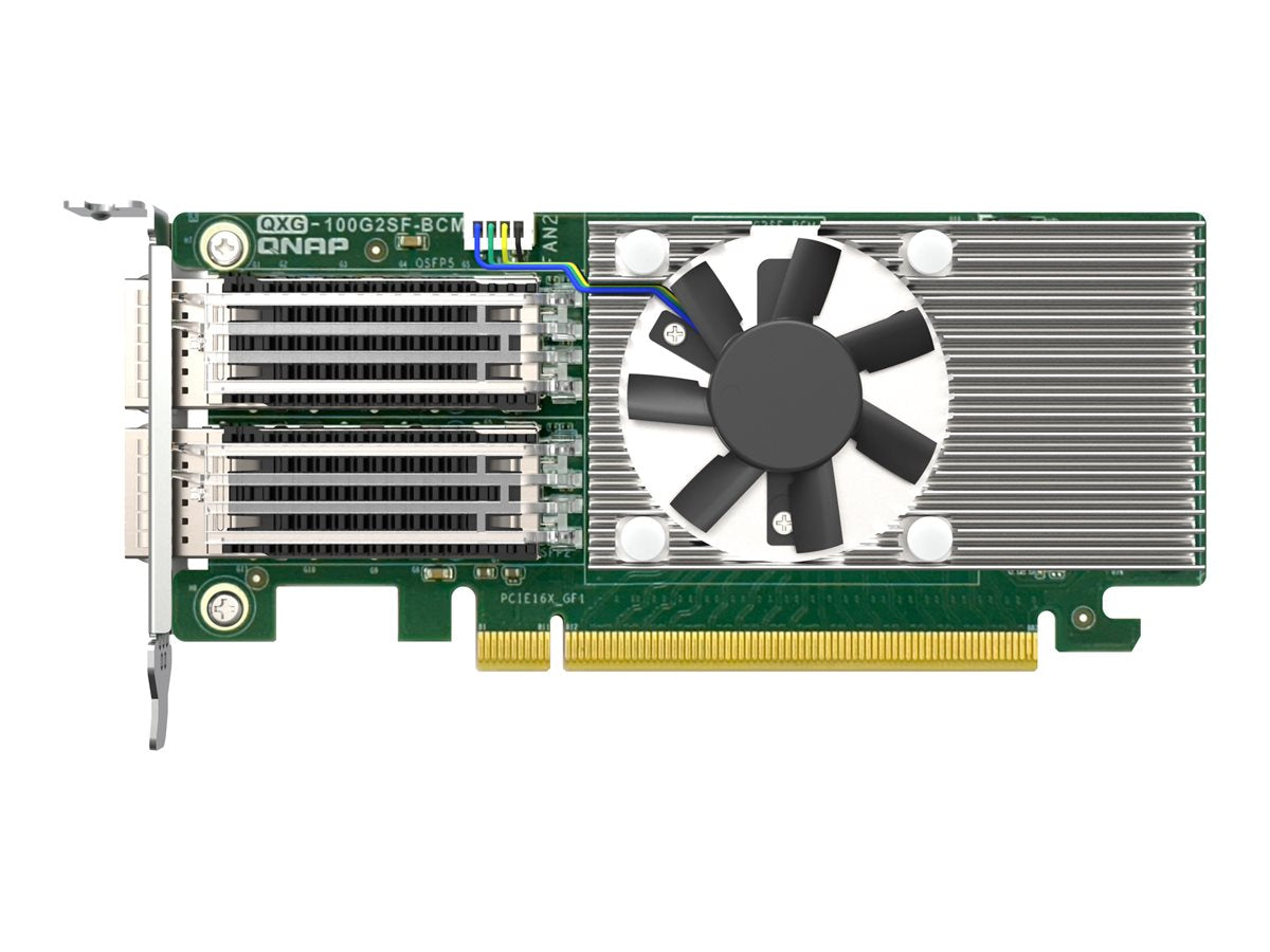 QNAP QXG-100G2SF-BCM Netzwerkadapter Vorderansicht