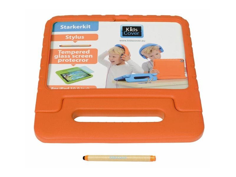 PARAT KidsCover für iPad 10 Gen./11 Gen. inkl. StylusPen und gehärtetem Displayschutz - orange