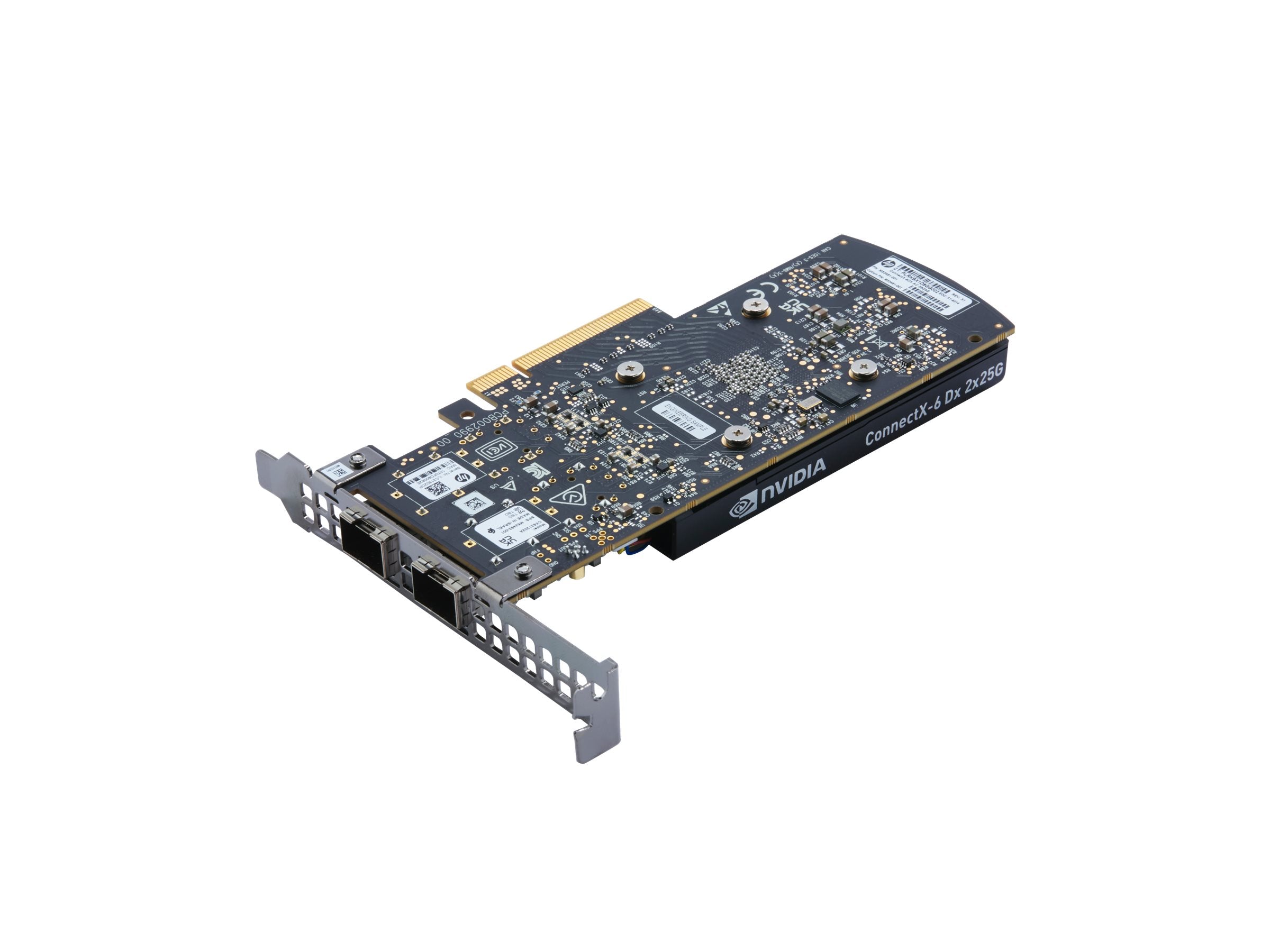 HP NVIDIA Mellanox ConnectX-6 DX Dual Port 10/25GbE SFP28 NIC Rückansicht