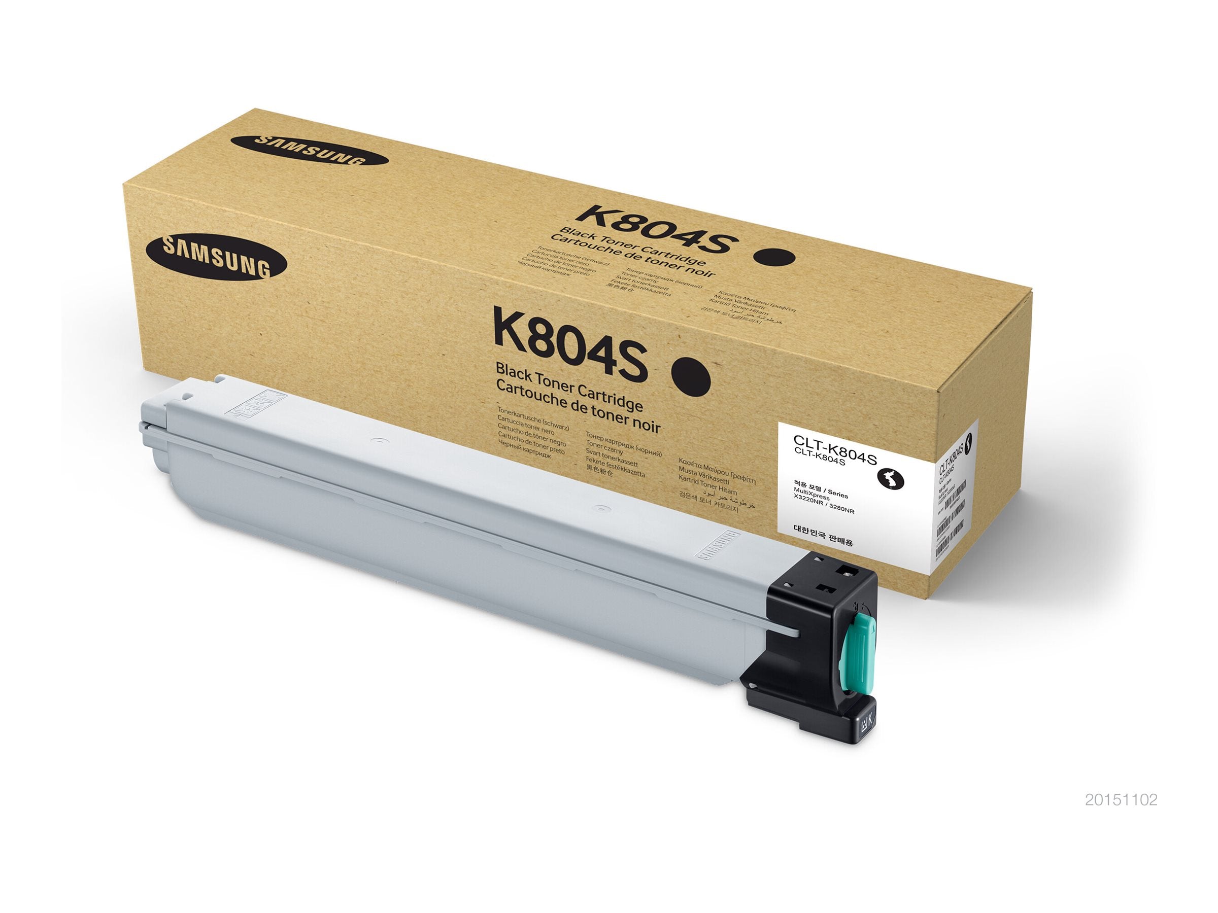 SAMSUNG CLT-K804S Black Toner Cartridge Vorderansicht
