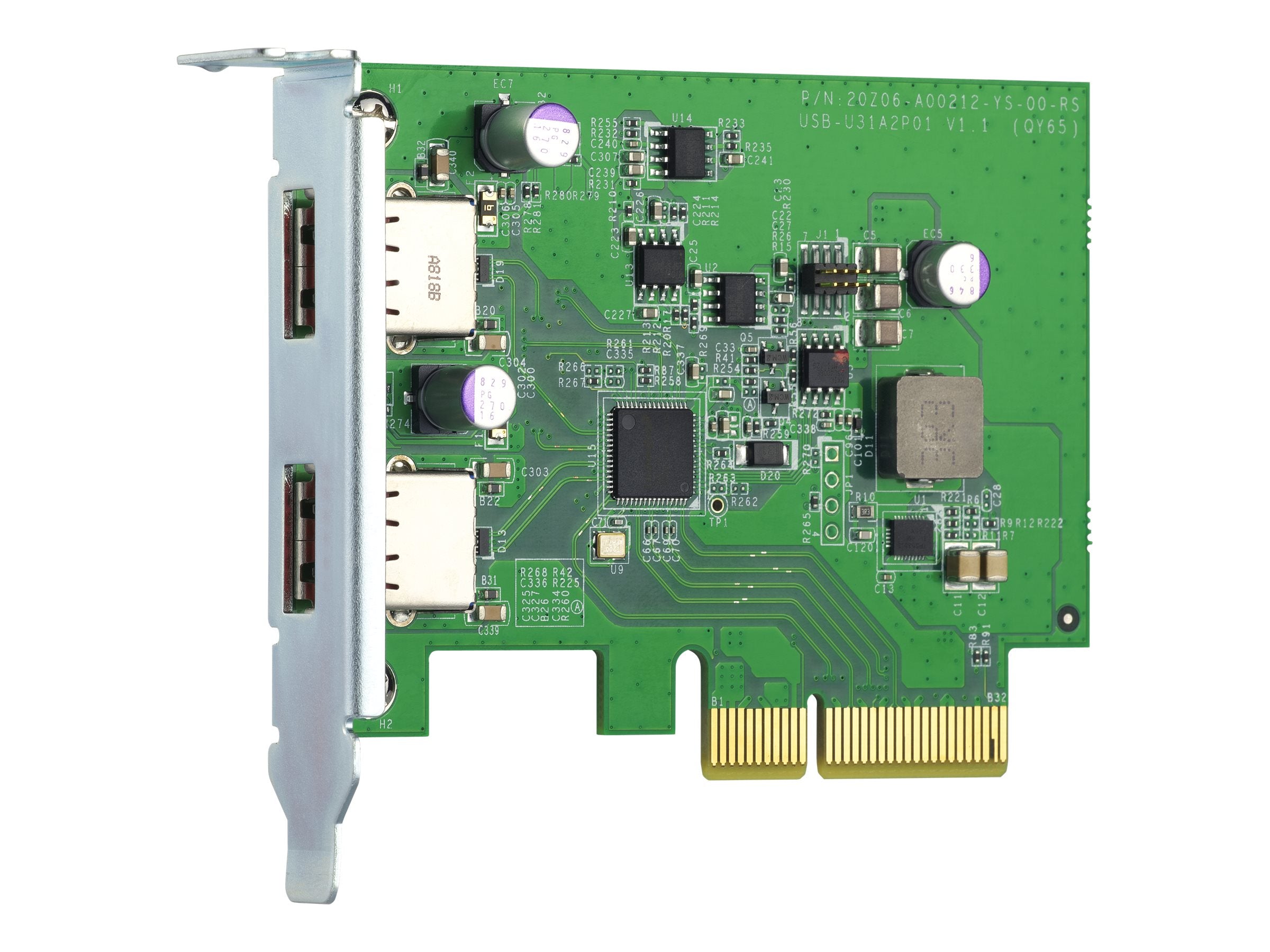 QNAP QXP-10G2U3A Dual-port USB3.2 Gen 2 PCIe Erweiterungskarte Installation im PC