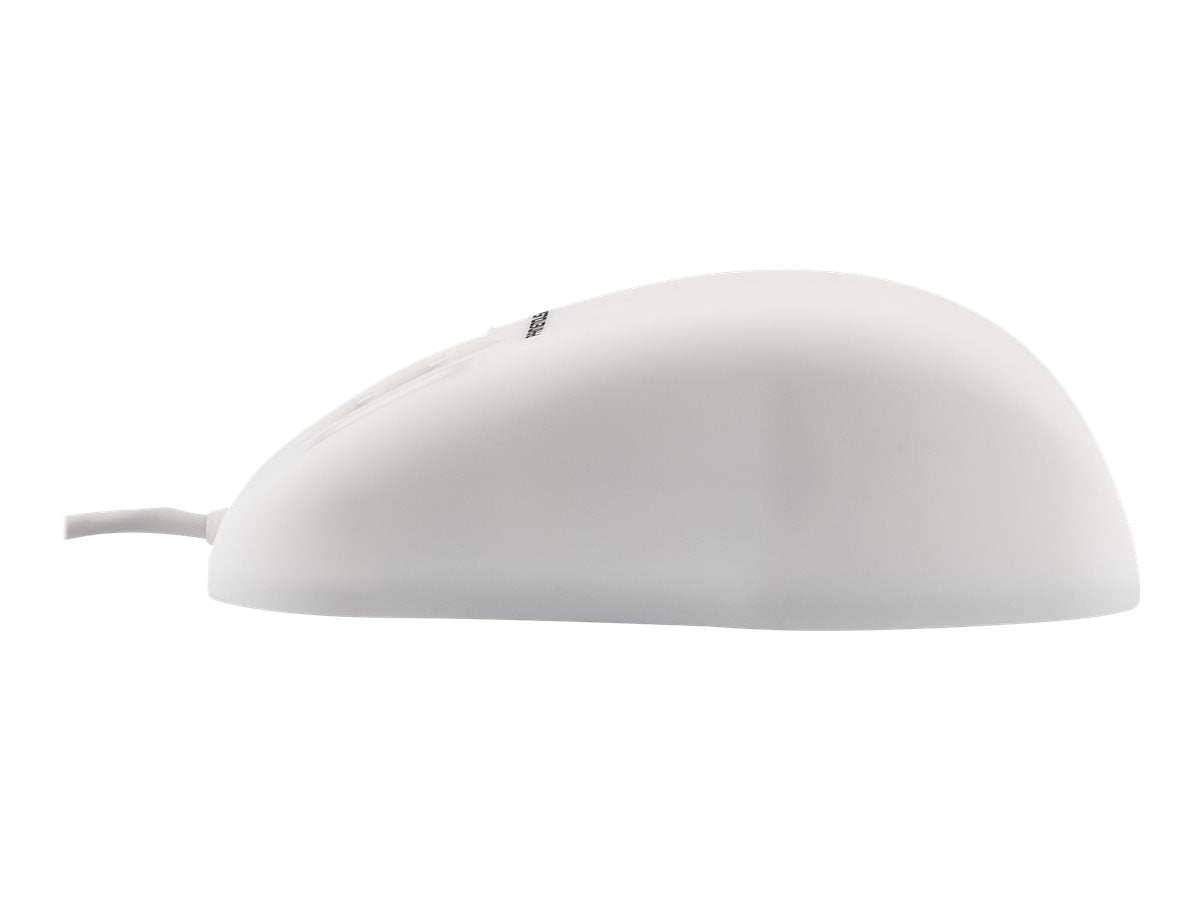 GETT GCQ PrimeMouse Silikon Maus Scrollfunktion IP68 wasserdicht desinfizierbar optisch USB Farbe weiss