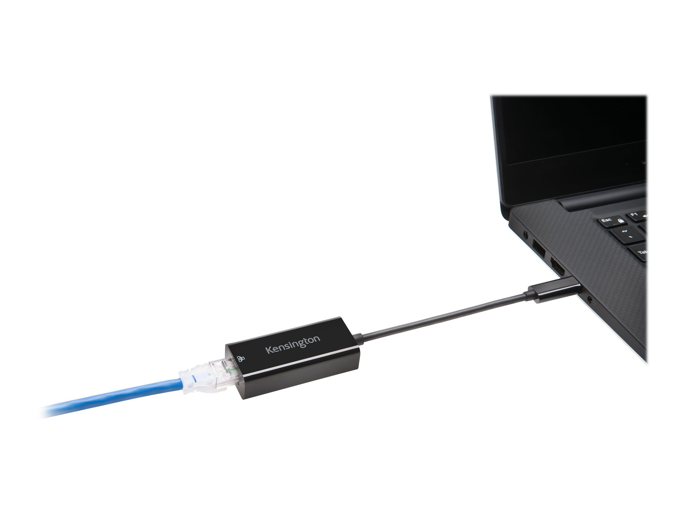 KENSINGTON CA1100E USB-C auf Ethernet-Adapter Detailansicht
