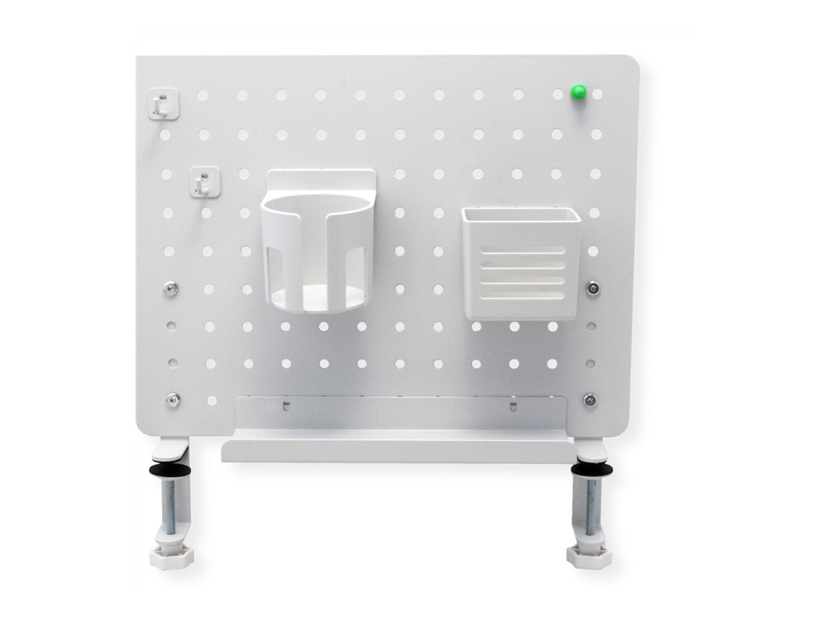VALUE Stecktafel Klemmhalterung weiss - Detailansicht