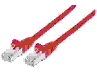 INTELLINET Netzwerkkabel Cat6A S/FTP CU LS0H 15m Rot Verpackung