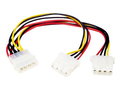 STARTECH.COM LP4 to 2x LP4 Power Y Splitter Cable M/F Vorderansicht