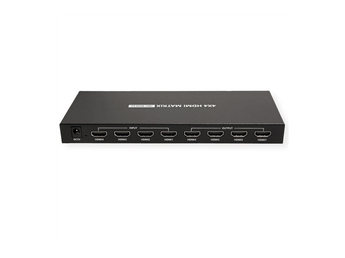 VALUE 4K HDMI Matrix Switch 4 x 4 Vorderansicht