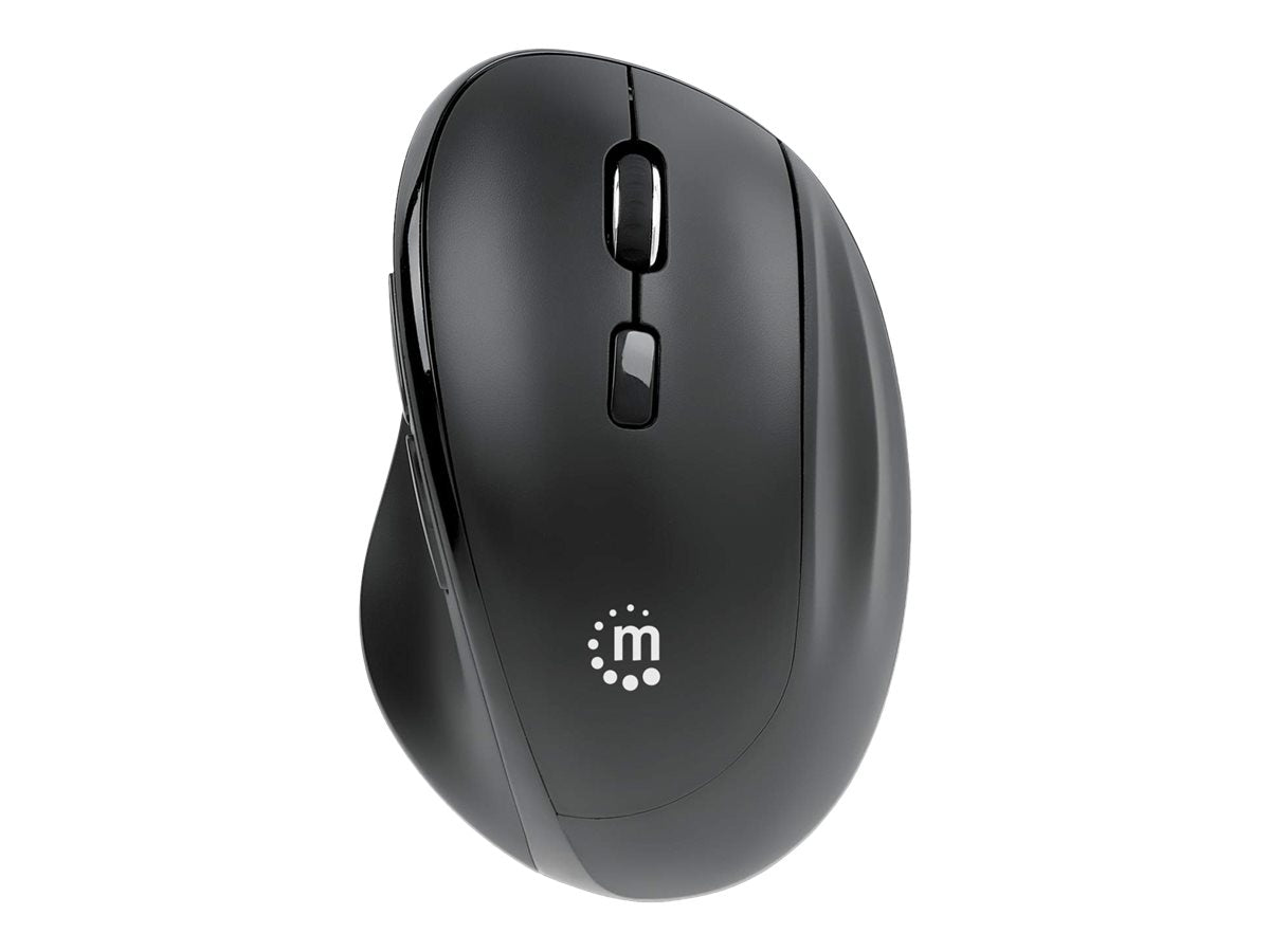 MANHATTAN Ergonomische Wireless Maus Vorderansicht