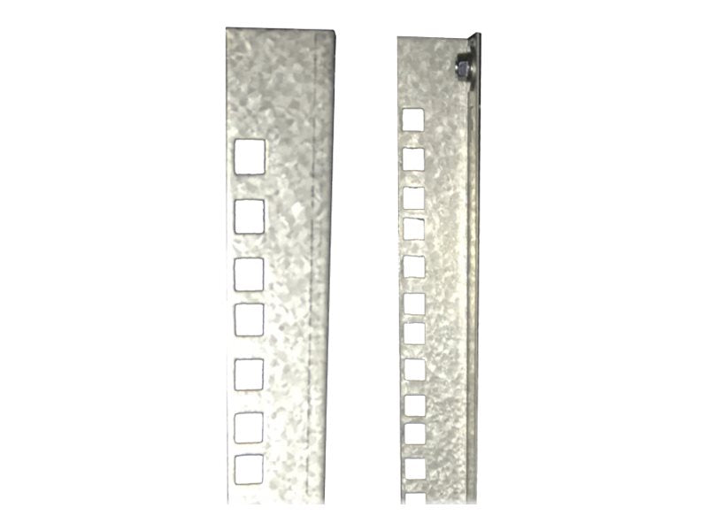 EFB 19Zoll Profilschienen Set Rack-Profilschienen 18HE OFFICE Vorderansicht