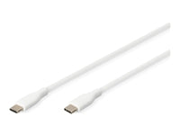 DIGITUS USB-C Silicone charging cable USB-C - USB-C 1m USB 2.0 60W white