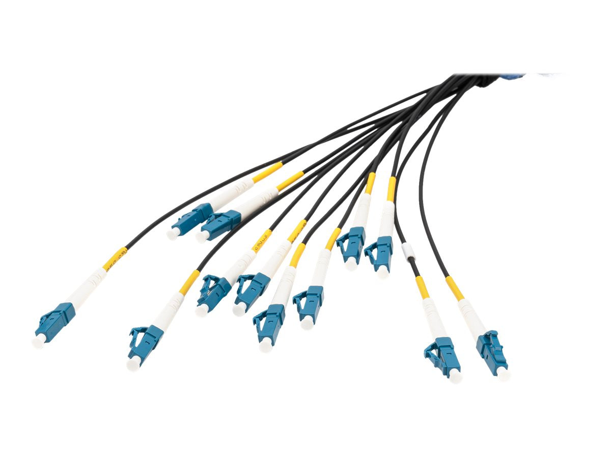 DIGITUS Breakout cable 12 Fiber SM G.657.A1 LC/UPC-LC/UPC universal - Vorderansicht