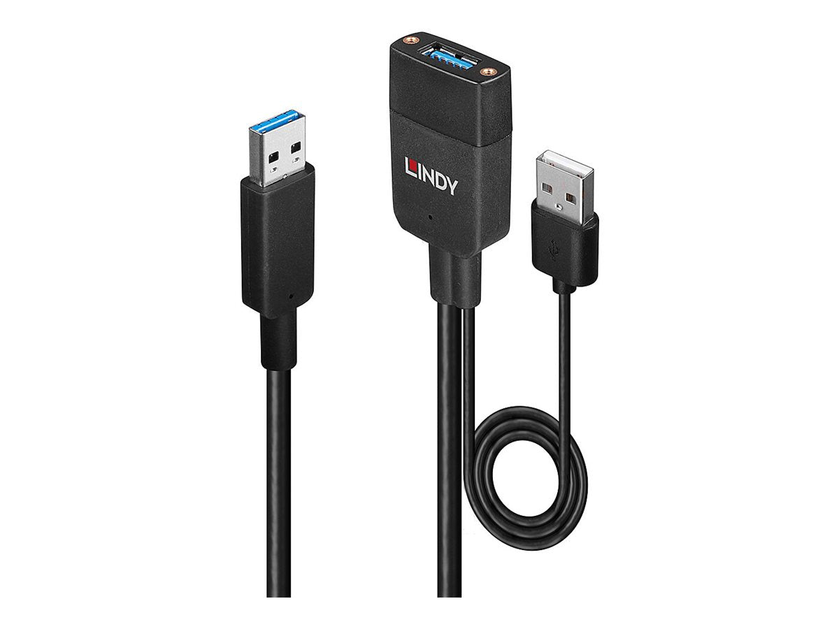 LINDY 35m USB 3.2 Gen 2 Typ A Hybridkabel Anschlussansicht