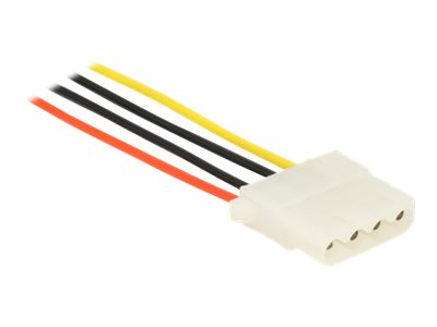 DELOCK 60140 Power Cable SATA 15 pin male > 4 pin female 100cm - Vorderansicht
