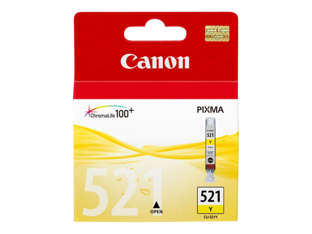CANON CLI-521Y Tintenbehälter Verpackung