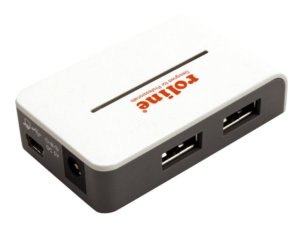 ROLINE USB 2.0 Hub Black and White Verpackung