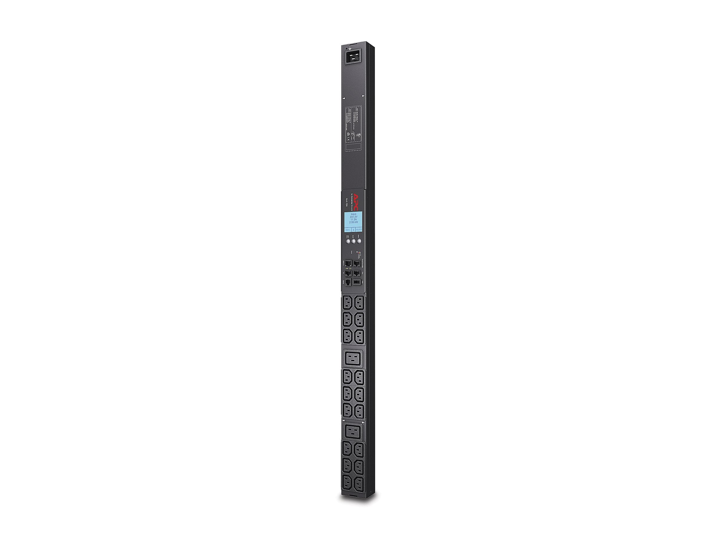 APC Rack PDU 2G Metered ZeroU 16A 230V Vorderansicht