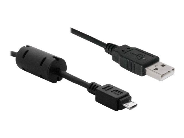 DELOCK Kabel USB micro-B St/ USB-A St 3m - Vorderansicht