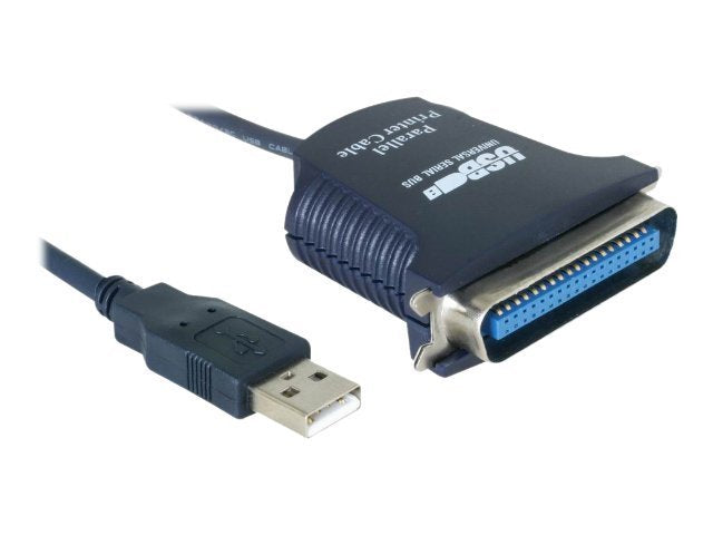 DELOCK USB zu Drucker Kabel 0,8m - Vorderansicht