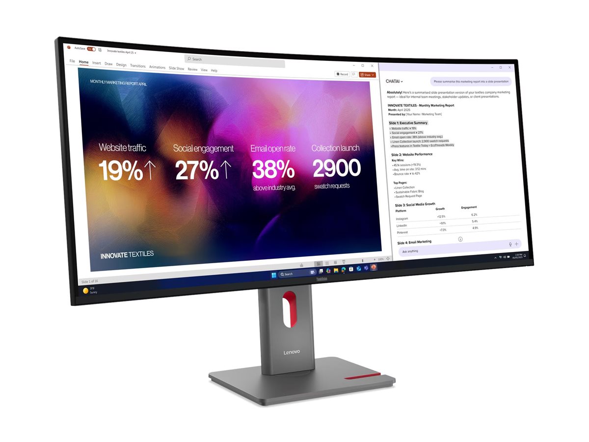 LENOVO ThinkVision P40WD-40 Monitor Verpackung