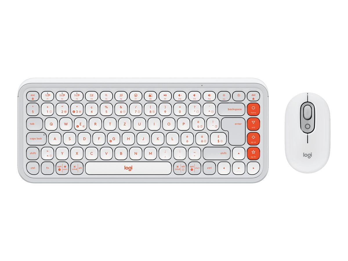 LOGITECH POP ICON COMBO - OFF WHITE (CH) Vorderansicht