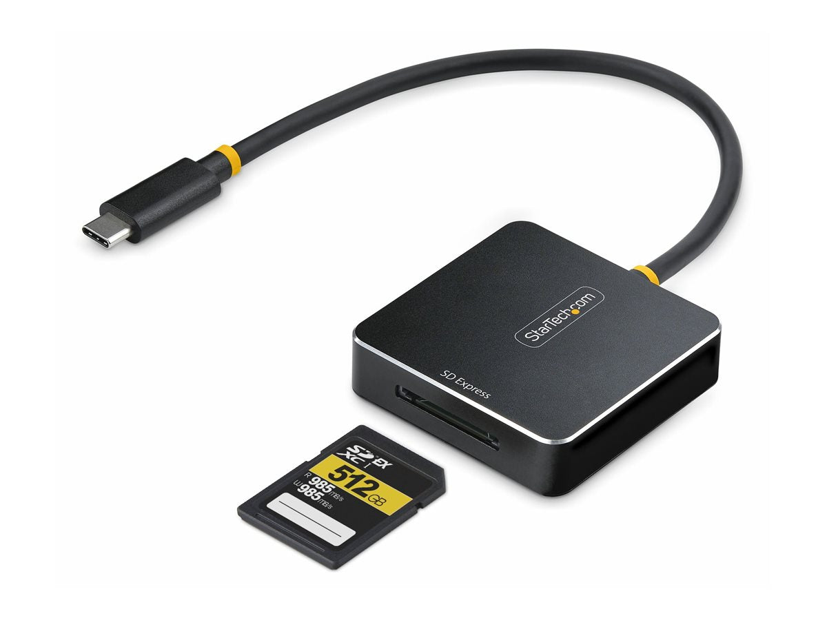 STARTECH.COM SD Express USB-C Kartenleser 10Gbps USB C Speicherkartenleser SD 7.1 Externer Kartenlesegerät SDHC/SDXC
