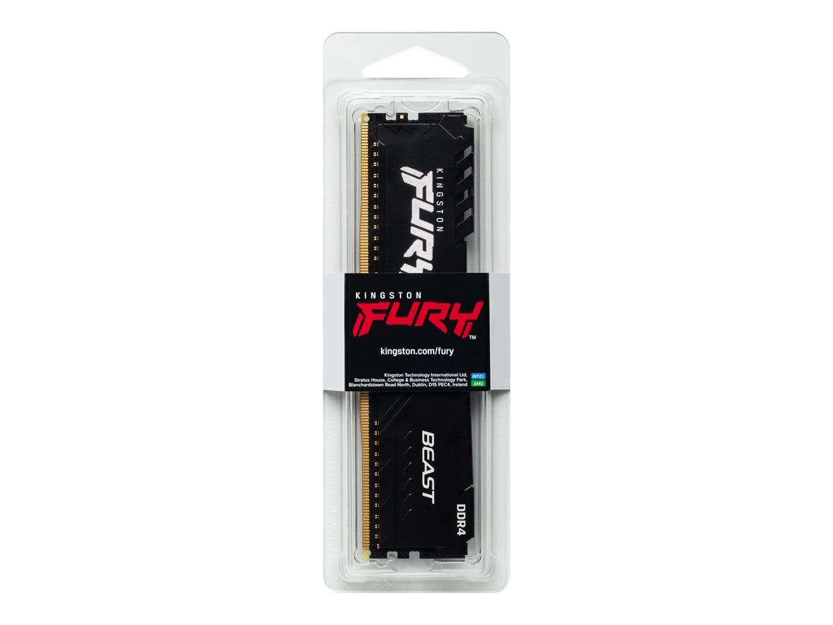 KINGSTON 16GB 3200MHz DDR4 CL16 DIMM FURY Beast Black Detailansicht