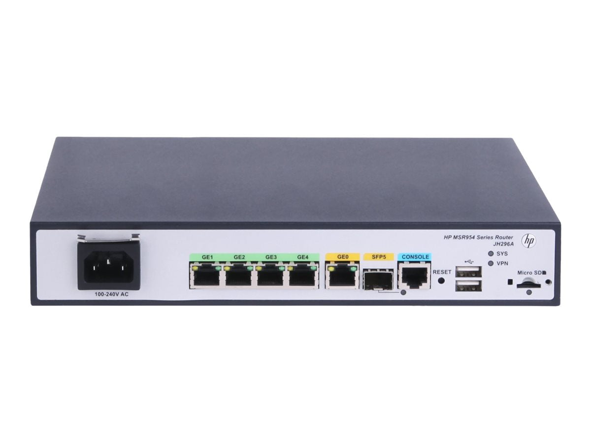 HPE MSR954 1GbE SFP Router Seitenansicht