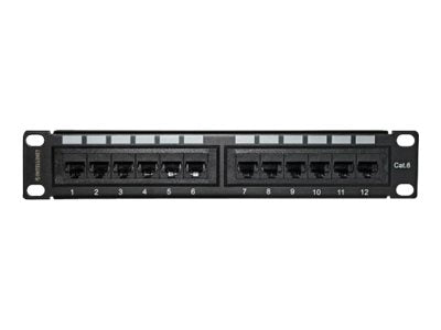 INTELLINET 12-Port Cat6 Patchpanel Detailansicht