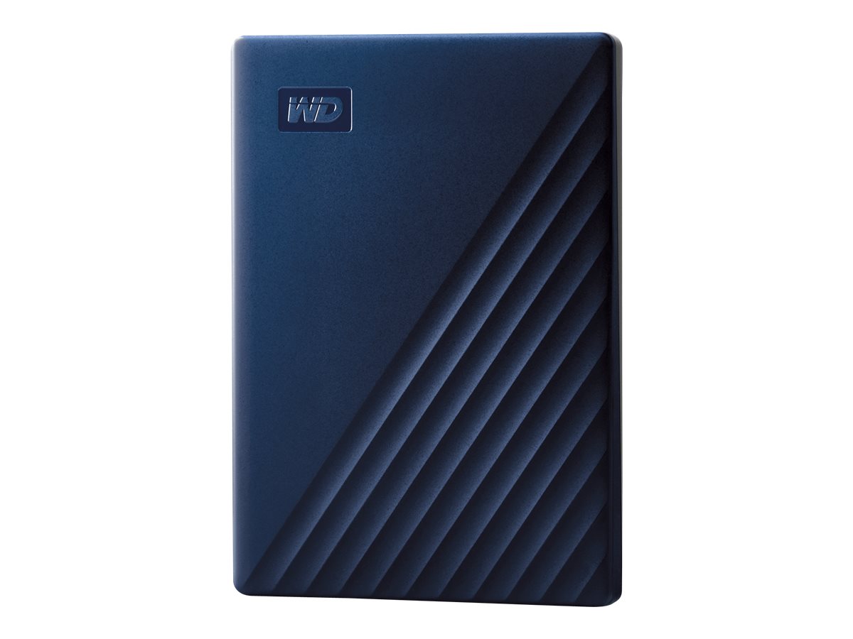 WD My Passport for MAC 2TB Blue - Anschlussansicht